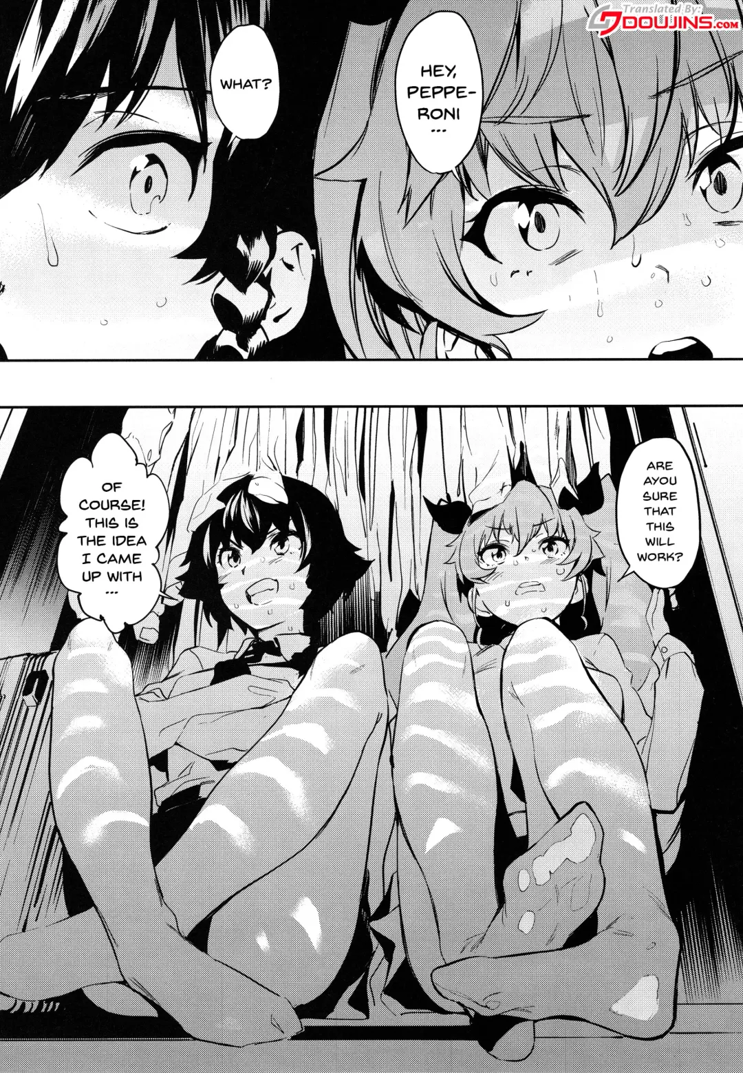 [Kito Sakeru] Anchovy Nee-san no Bouillon Panty Sakusen-ssu! Fhentai - Page 4