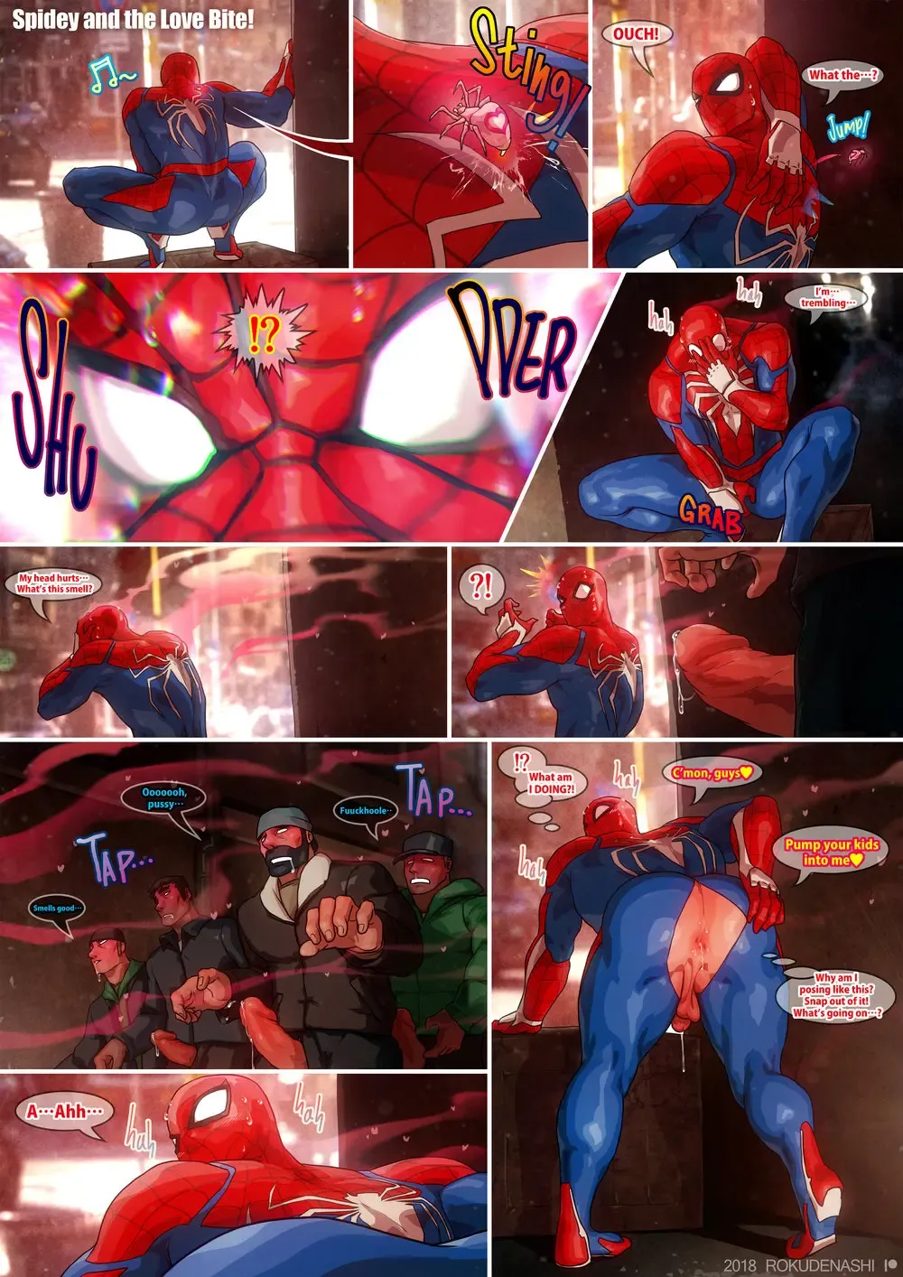 [Rokudenashi] Spidey and the Love Bite! Fhentai.net - Page 1