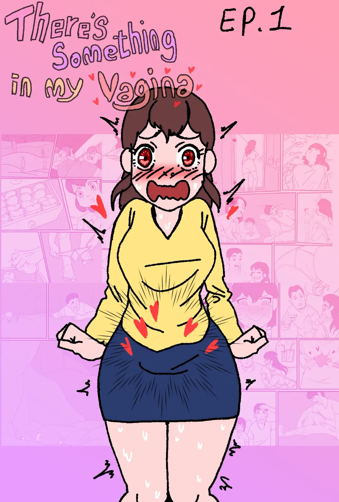 [Inside] There's something in my vagina1 Fhentai - Page 1