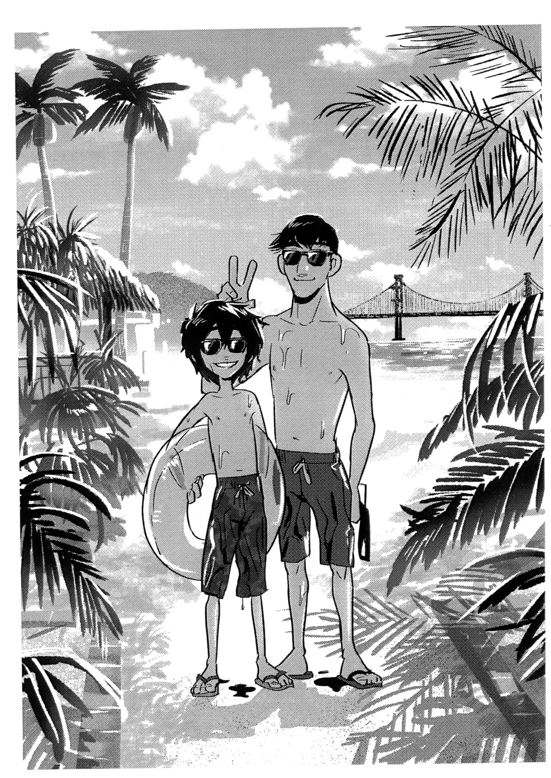 [Shiogochi] Natsuda! Umida! Tadahiroda!! | It's summer! It's the sea! It's Hiro and Tadashi!! Fhentai.net - Page 13