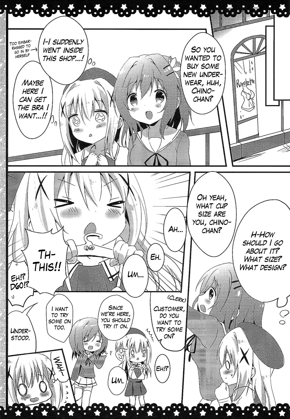 [Amedamacon] Chino-chan Bra Tsukete Naino!? Fhentai - Page 8