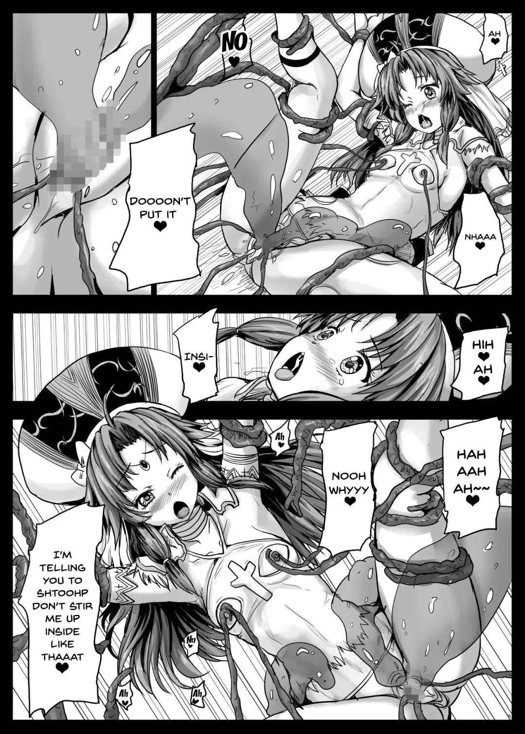 [Yo-jin] Aigis Shokushu Taisen 2 - Elyse-chan to Shokushu to Slime | Aigis Tentacle Battle 2 - Elyse-chan And The Tentacle Slime Fhentai.net - Page 9