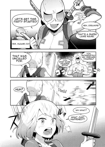 [Bowieknife] Gwenpool Ecchi na Sekai ni Ojama Shima~su | Gwenpool Fhentai - Page 6