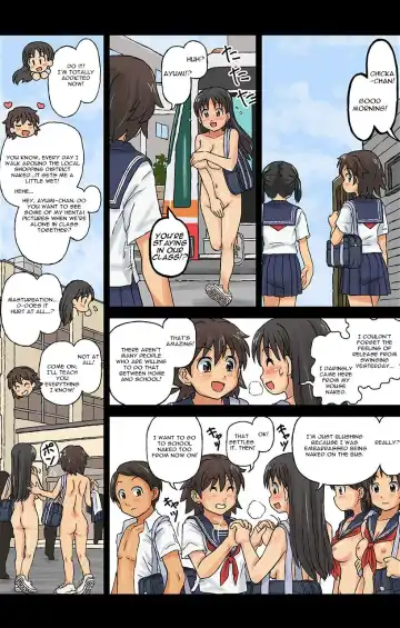 [Kasuga - Shin] Hadakanbo Kyouiku - JK mo Oppai Marudashi!? Sukoyaka Zenra Jugyou 1 | Hadakanbo Education - Schoolgirls' Breasts are Exposed!? Naked Health Lesson 1 (decensored) Fhentai.net - Page 17