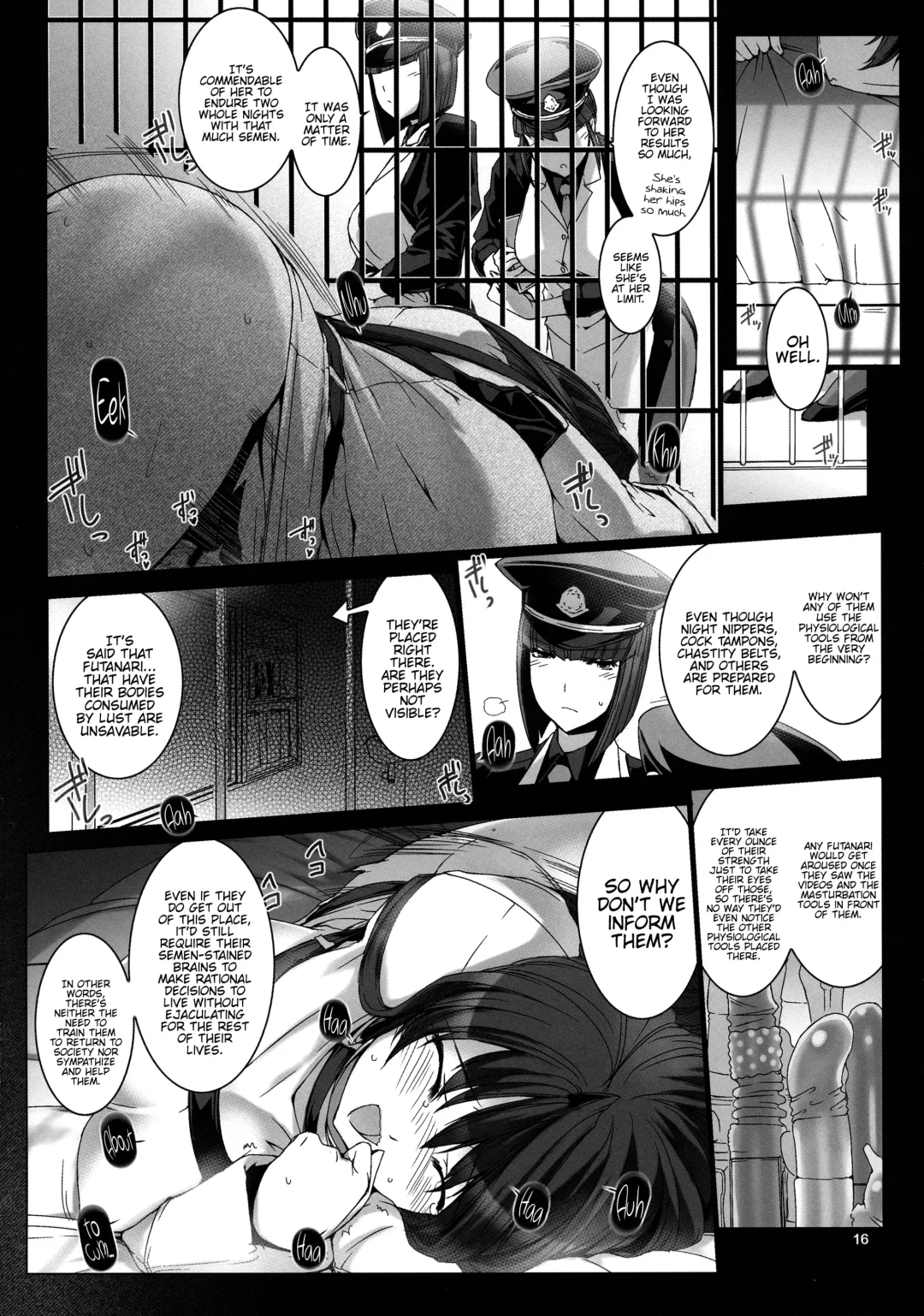[Miss Black] Seishi Kangoku Futanari Kyousei Jii Choukyou Fhentai - Page 18