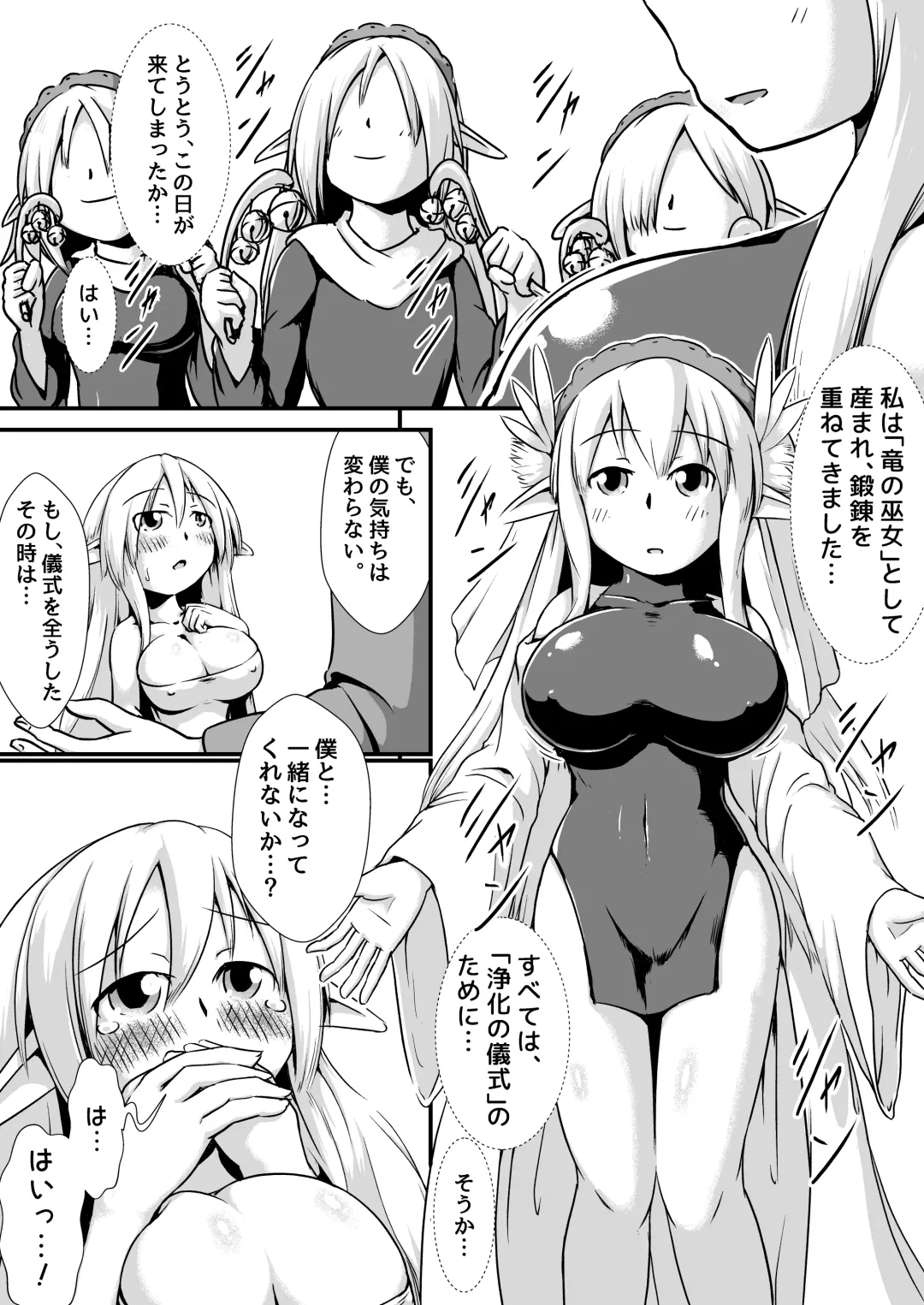 [Binf] Elf no Ryuu no Miko to Jouka no Gishiki Fhentai - Page 3