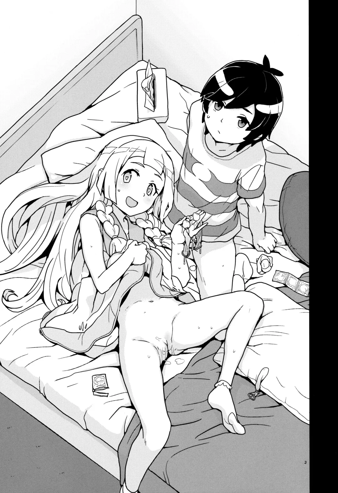 [Heriyama] Lillie to Sun no Saimin Daisakusen - Lillie and Sun's Hypnotized Campaign (decensored) Fhentai.net - Page 3