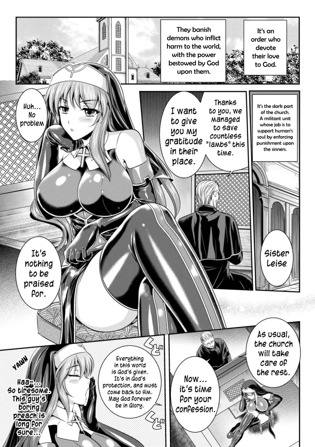 [Kusunoki Rin - Rindou] Nengoku no Liese Inzai no Shukumei | Liese's destiny: Punishment Of Lust On The Slime Prison Ch. 1-4 Fhentai.net - Page 12