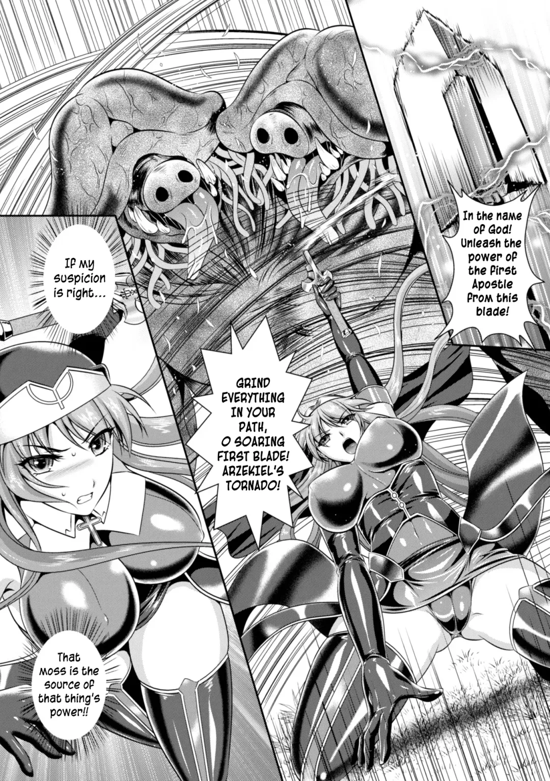 [Kusunoki Rin - Rindou] Nengoku no Liese Inzai no Shukumei | Liese's destiny: Punishment Of Lust On The Slime Prison Ch. 1-4 Fhentai.net - Page 25