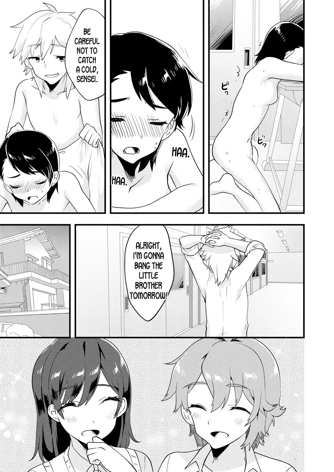 [Sorano Suzume] Nyotaika Kyoudai ~Kyoudai de Oppai no Yawarakasa ga Chigau tte Honto!?~ Fhentai - Page 56