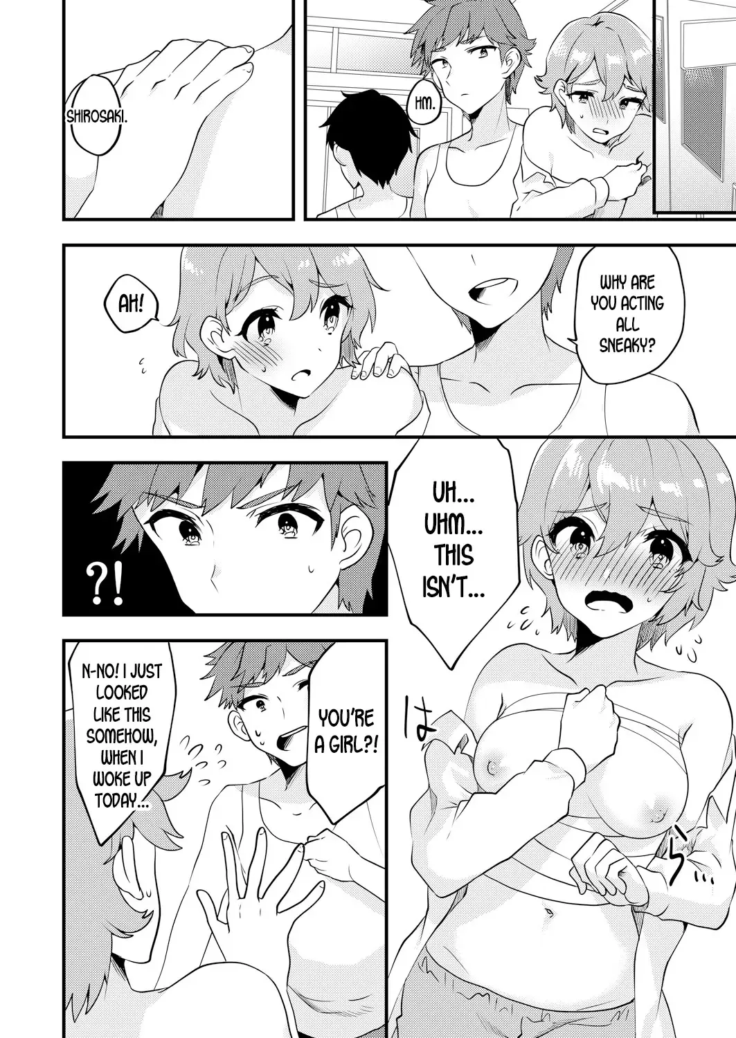 [Sorano Suzume] Nyotaika Kyoudai ~Kyoudai de Oppai no Yawarakasa ga Chigau tte Honto!?~ Fhentai - Page 9