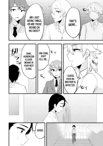 [Sorano Suzume] Nyotaika Kyoudai ~Kyoudai de Oppai no Yawarakasa ga Chigau tte Honto!?~ Fhentai - Page 19