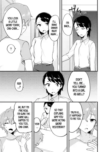 [Sorano Suzume] Nyotaika Kyoudai ~Kyoudai de Oppai no Yawarakasa ga Chigau tte Honto!?~ Fhentai - Page 30