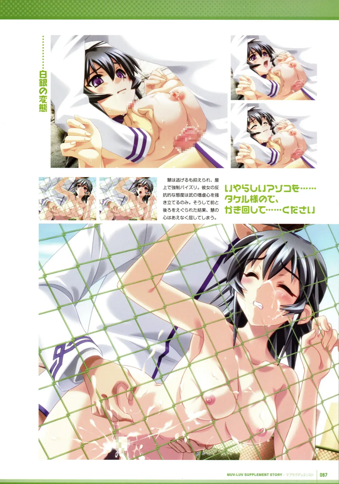 [Bou] Muv-Luv Supplement & Altered Fable Memorial Art Book Fhentai - Page 89
