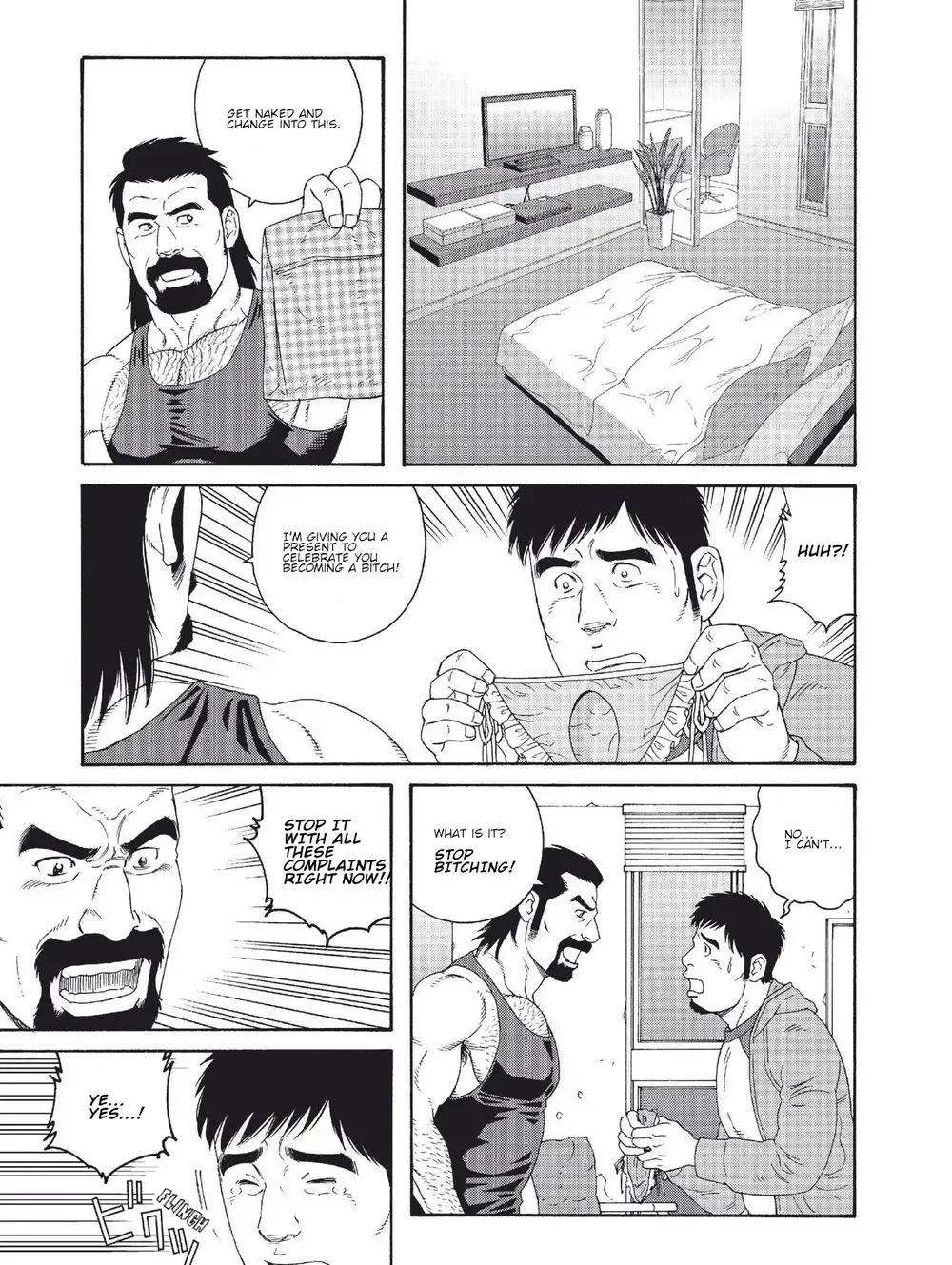 [Tagame Gengoroh] Dachi no Oyaji ni Mesu ni Sarete Kanketsuhen | My Best Friend's Dad Made Me a Bitch Ch.4 Fhentai - Page 3