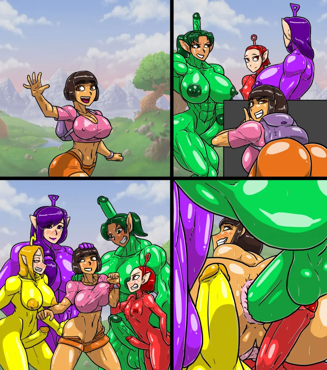 [Allesey] Dora X Teletubies Fhentai.net - Page 4