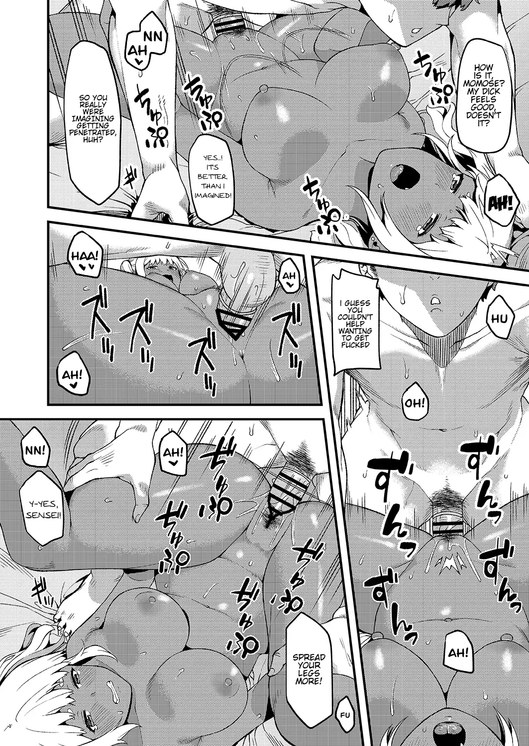 [Highlow] Kokoro wa Kare ni, Karada wa Sensei ni. | My Heart's for My Boyfriend, My Body's for Sensei Fhentai - Page 14