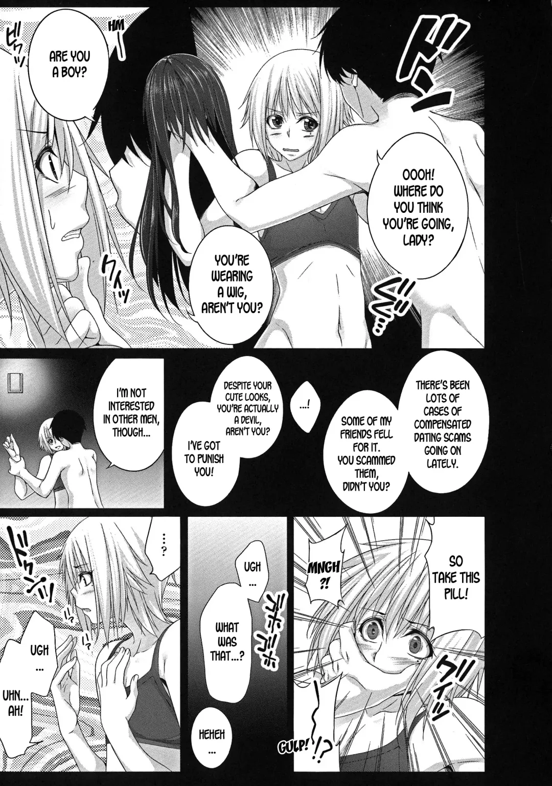 [Kazumu] Josou Sagishi no Junan | The Suffering of a Cross-dressing Scammer Fhentai.net - Page 3