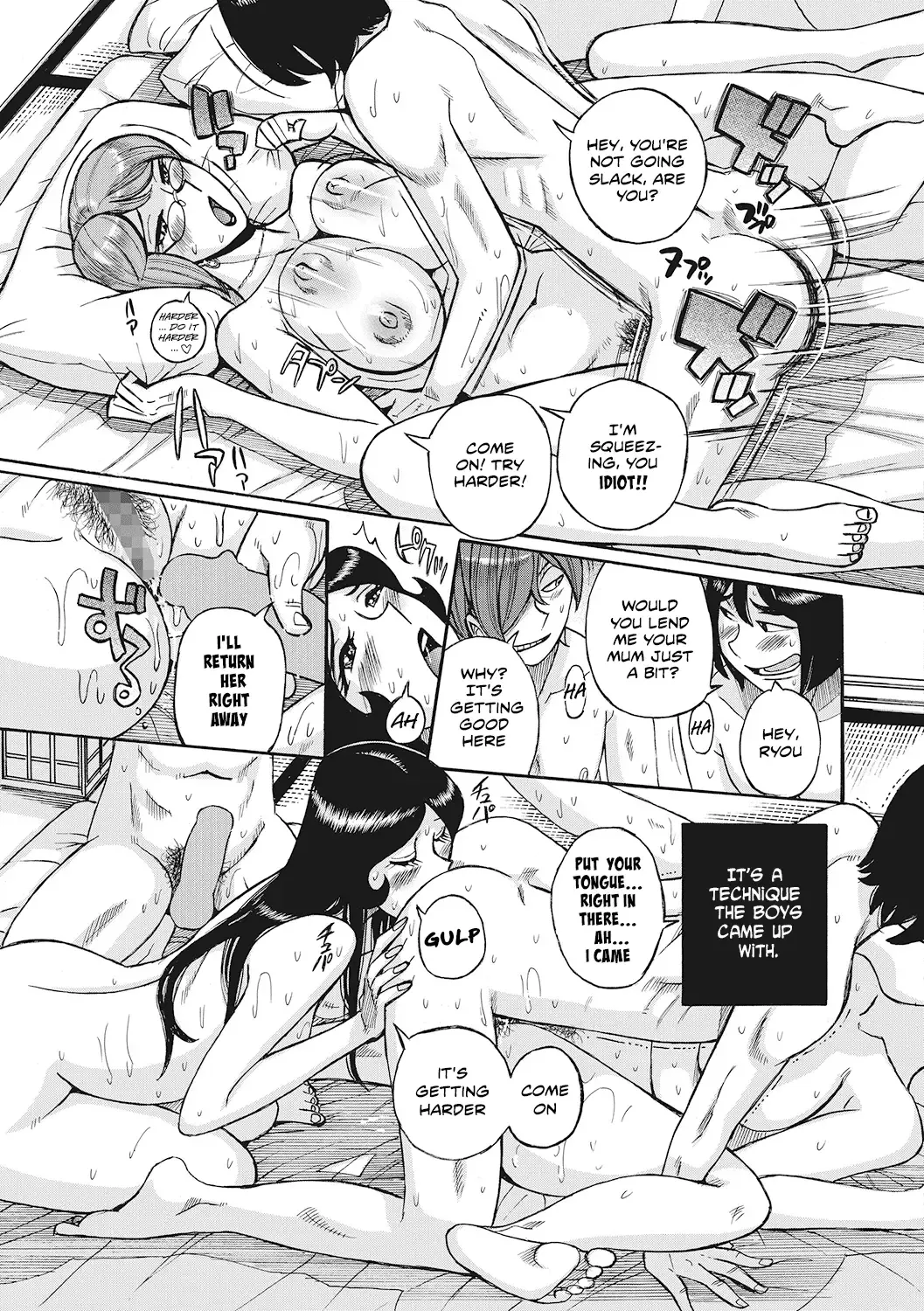 [Kojima Miu] Boniku Koukankai | Mother exchange party Fhentai - Page 38