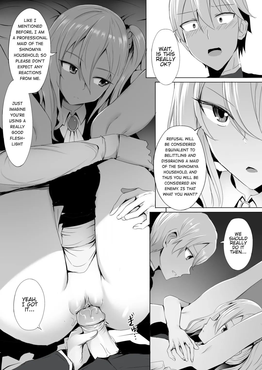 [Ginhaha] Shinomiya-ke no Maid wa Tokojouzu ~Professional Jintai Onaho~ Fhentai - Page 11