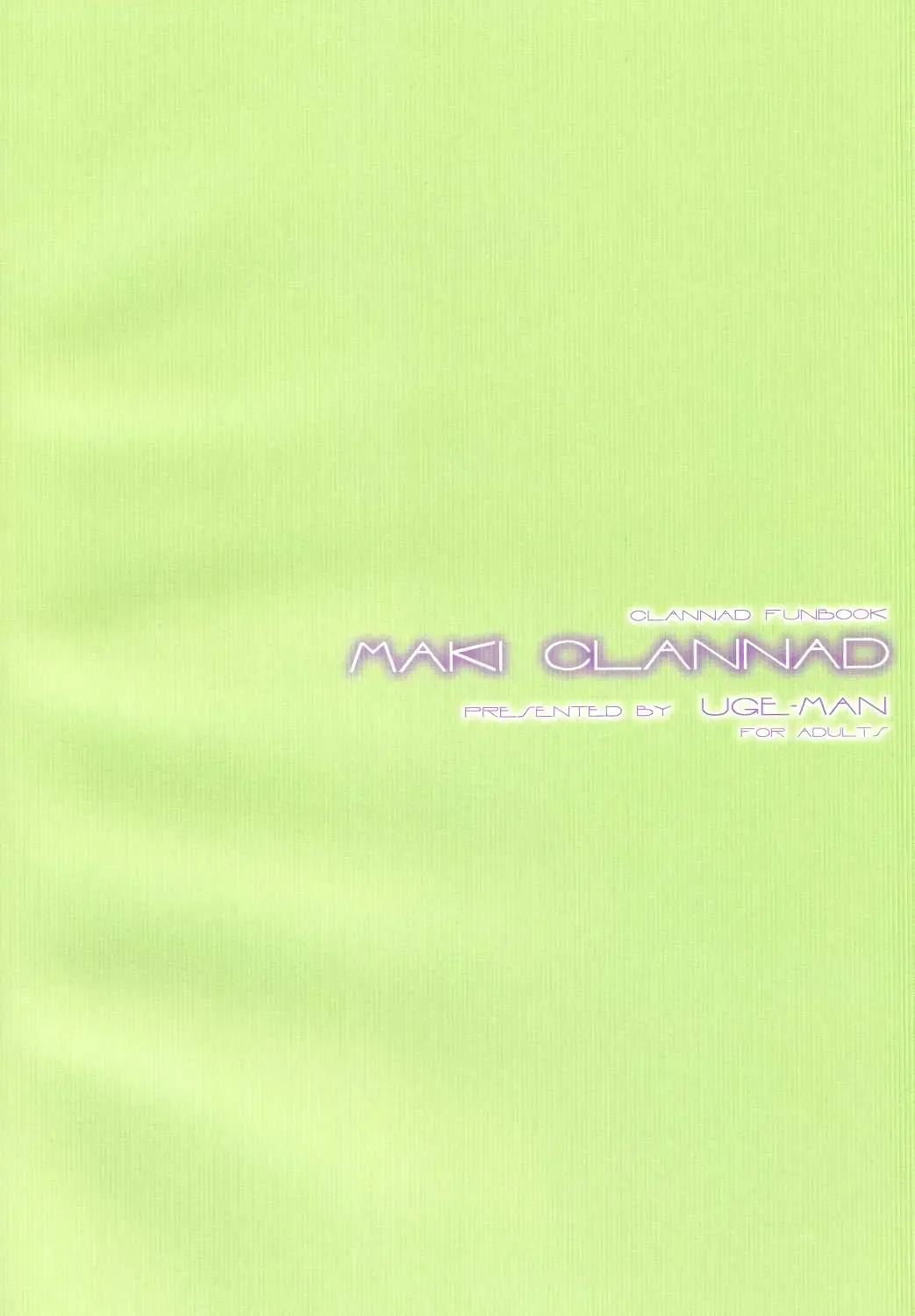 [Ugeppa] Maki Clannad Fhentai - Page 26