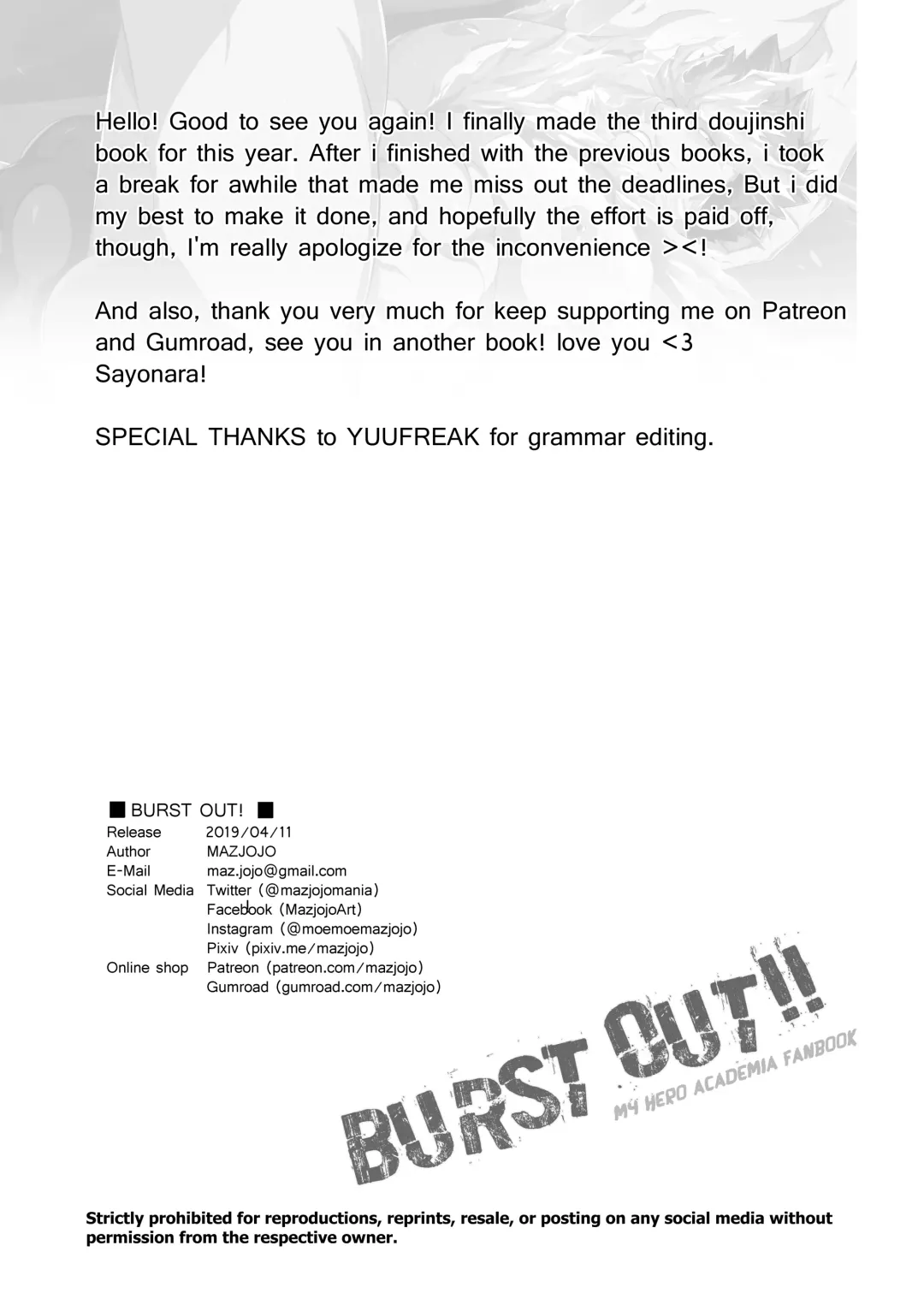 [Mazjojo] BURST OUT!! (uncensored) Fhentai - Page 29