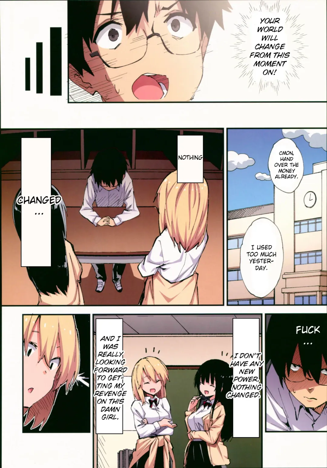 [Sawayaka Samehada] Saimin Nouryoku de Midara na Pakohame Seikatsu ~Hatsujou Shita Ijimekko to Onedari SEX~ Fhentai - Page 9