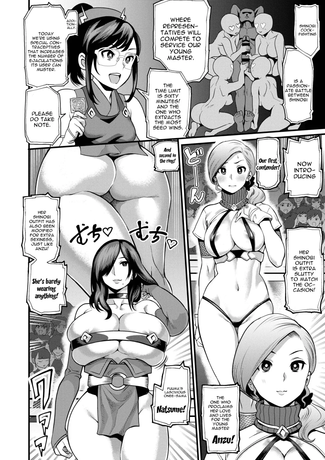 [Ichiren Takushou] Oideyo! Kunoichi no Sato San ~Gekitou! Shinobi Boutaoshi no Maki~ Fhentai - Page 4