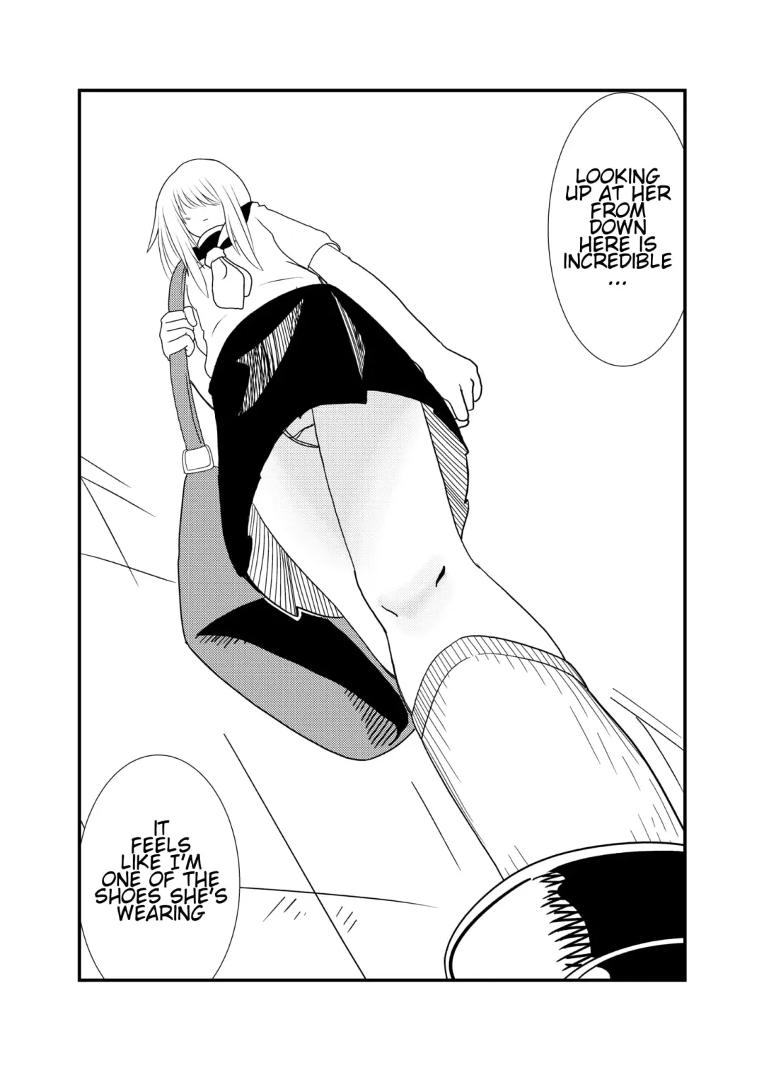 [Shivharu] Mekakure-chan ni Fumaretai | Wanna Get Stepped on by Mekakure-chan Fhentai - Page 11