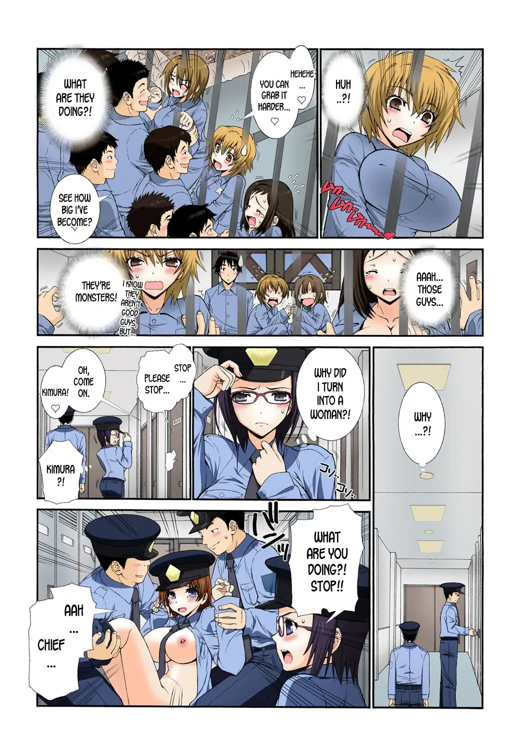 [Sensouji Kinoto] Nyotaika Prison ~ Totsuzen Onna ni natta 90% no Shuujin tachi ~ (1) + Fhentai - Page 36
