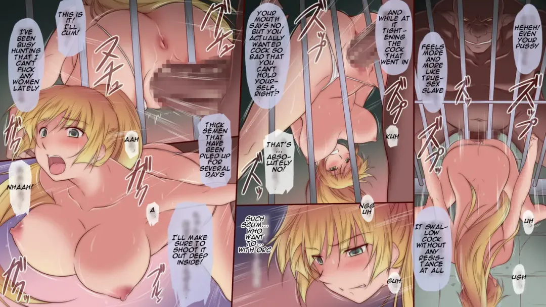 [Sendorikun] Onna Kishi wa Orc ni Ryoujoku Sareru II | Female Knight Disgraced by Orc II Fhentai - Page 11