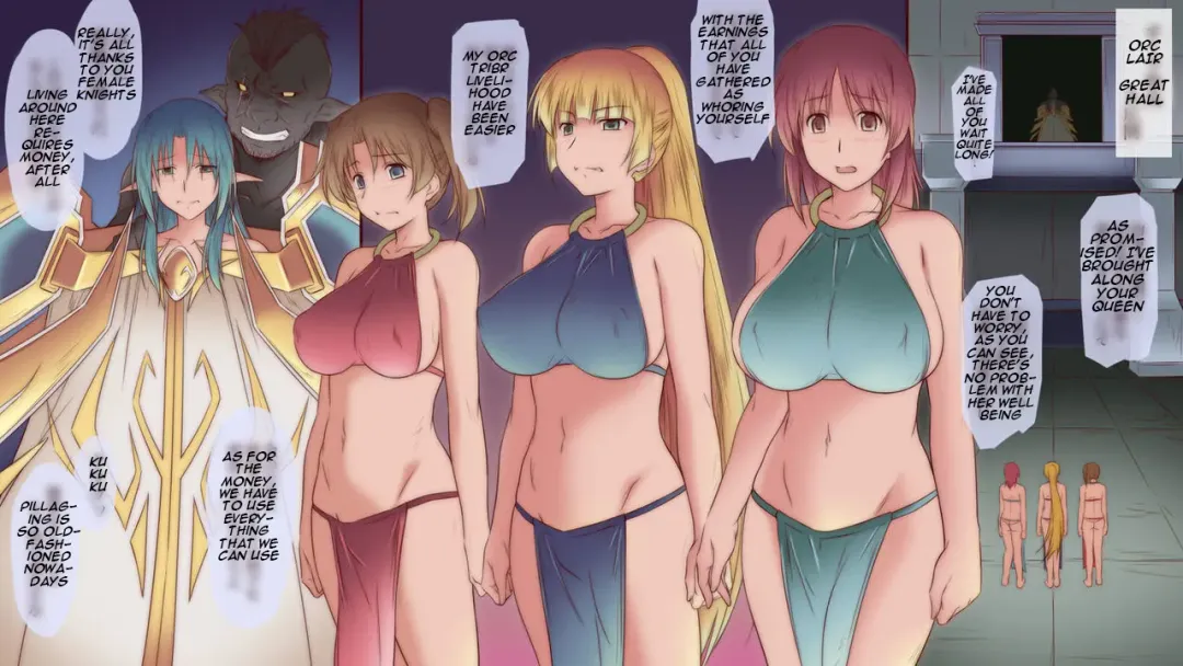 [Sendorikun] Onna Kishi wa Orc ni Ryoujoku Sareru II | Female Knight Disgraced by Orc II Fhentai - Page 19