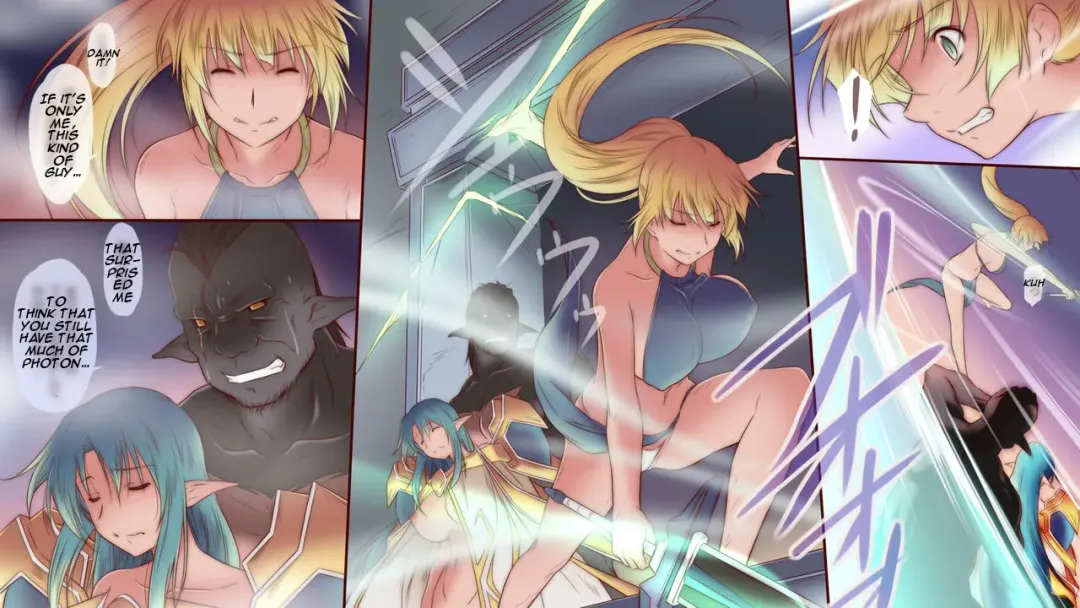 [Sendorikun] Onna Kishi wa Orc ni Ryoujoku Sareru II | Female Knight Disgraced by Orc II Fhentai - Page 23