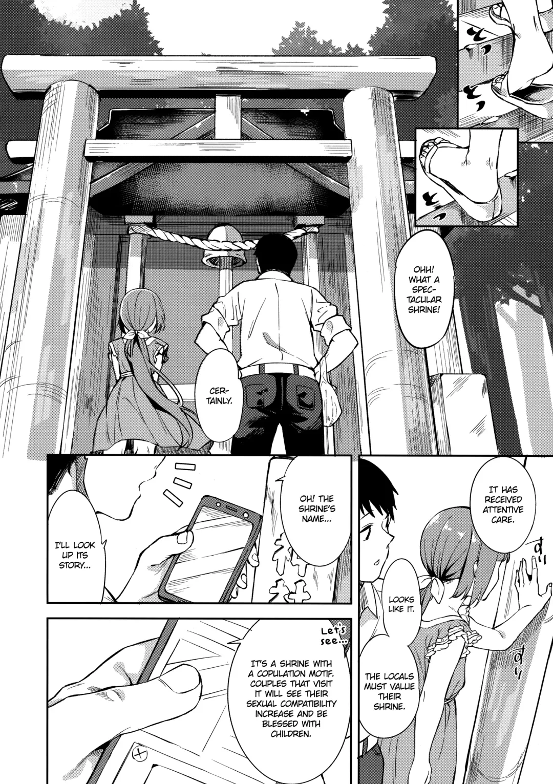 [Mame Denkyuu] Yorita Yoshino to Yashiro no Hikage de | Under the Shrine's Shade with Yorita Yoshino Fhentai - Page 3