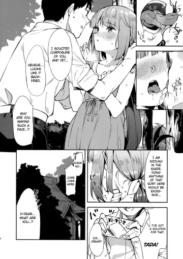 [Mame Denkyuu] Yorita Yoshino to Yashiro no Hikage de | Under the Shrine's Shade with Yorita Yoshino Fhentai - Page 7