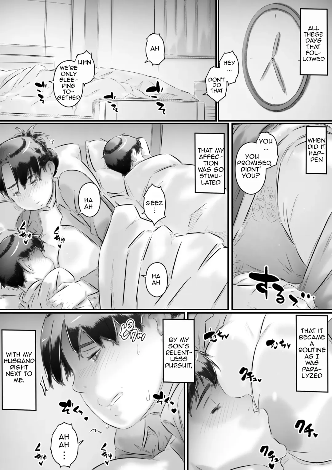 [Hirekatsu] Haha to Musuko no Seikyouiku | Mom and Son Sex Education Fhentai - Page 21
