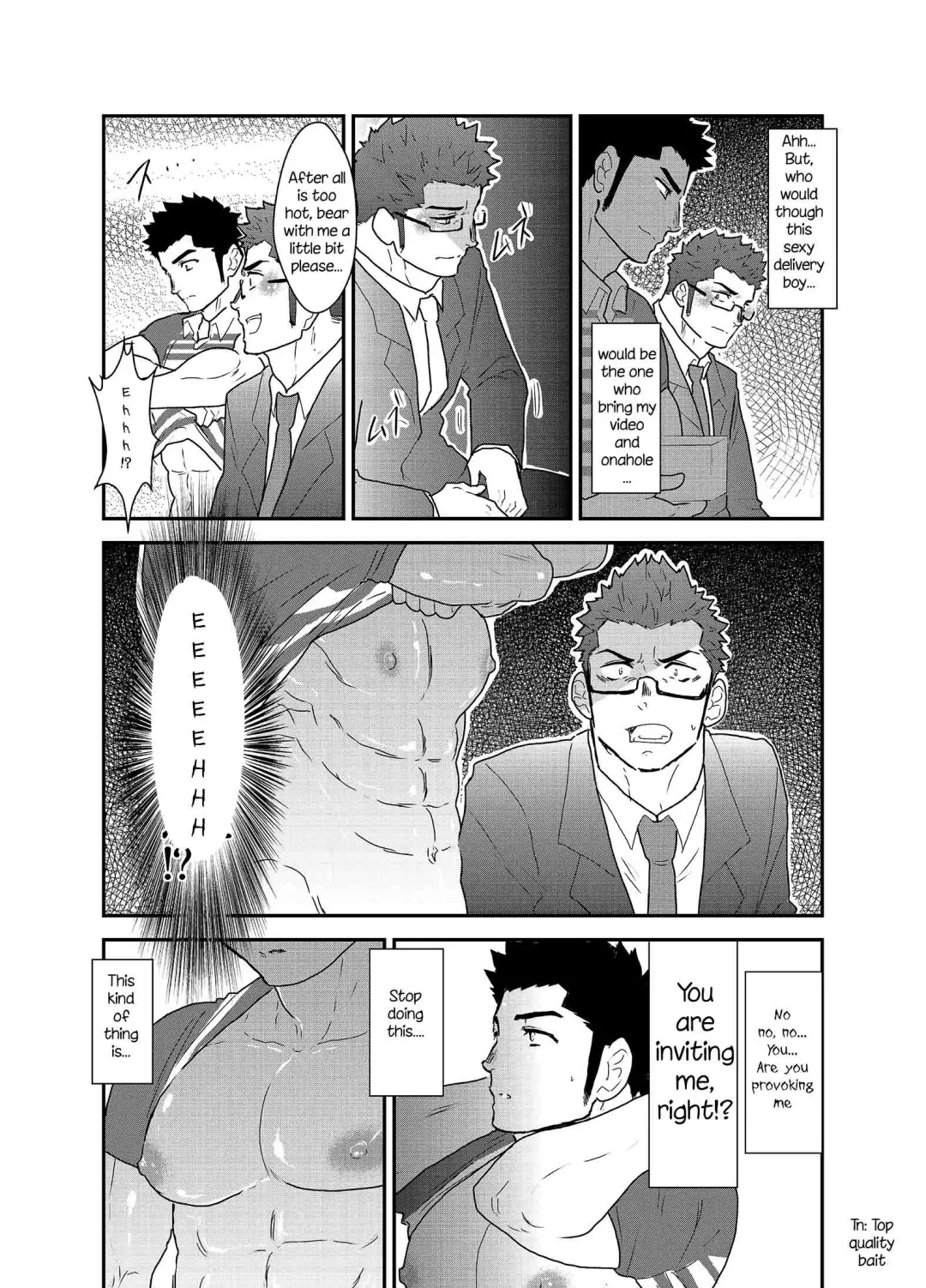 [Yamome] Totsujo Bakunyuu Haitatsuin no Onii-san to Elevator ni Tojikomerareta Ken ni Tsuite. | Suddenly I got stuck in the elevator with the big breasted delivery big bro Fhentai.net - Page 9