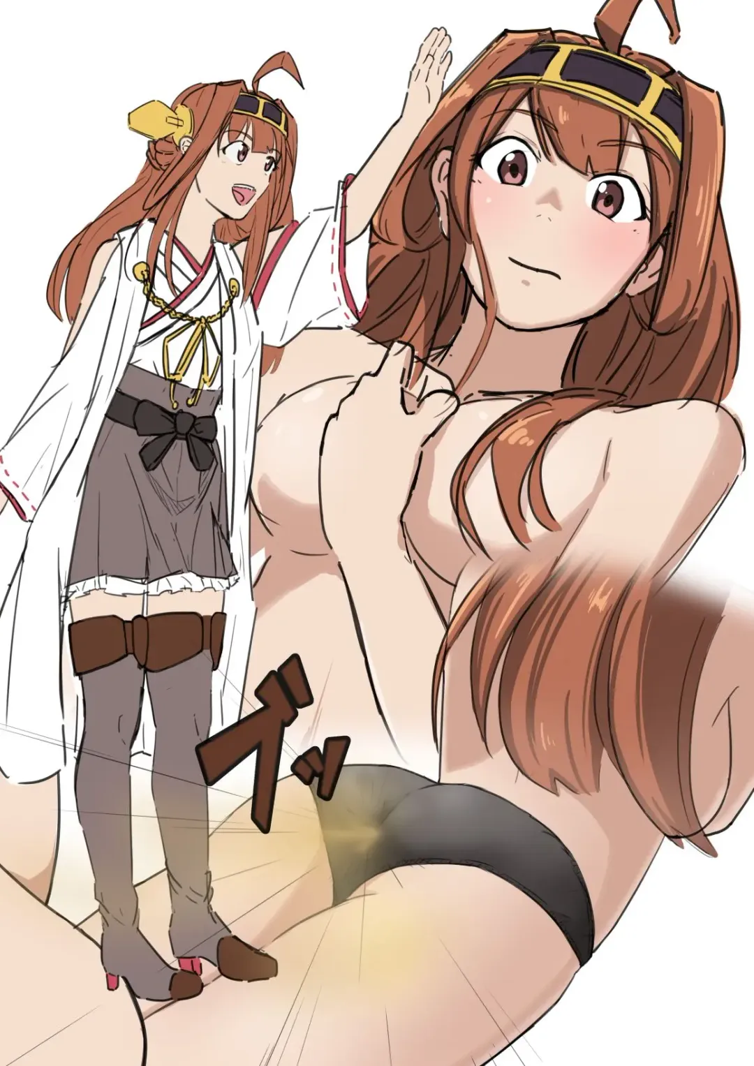 [Makita Aoi] Onara Kongou Fhentai - Page 3