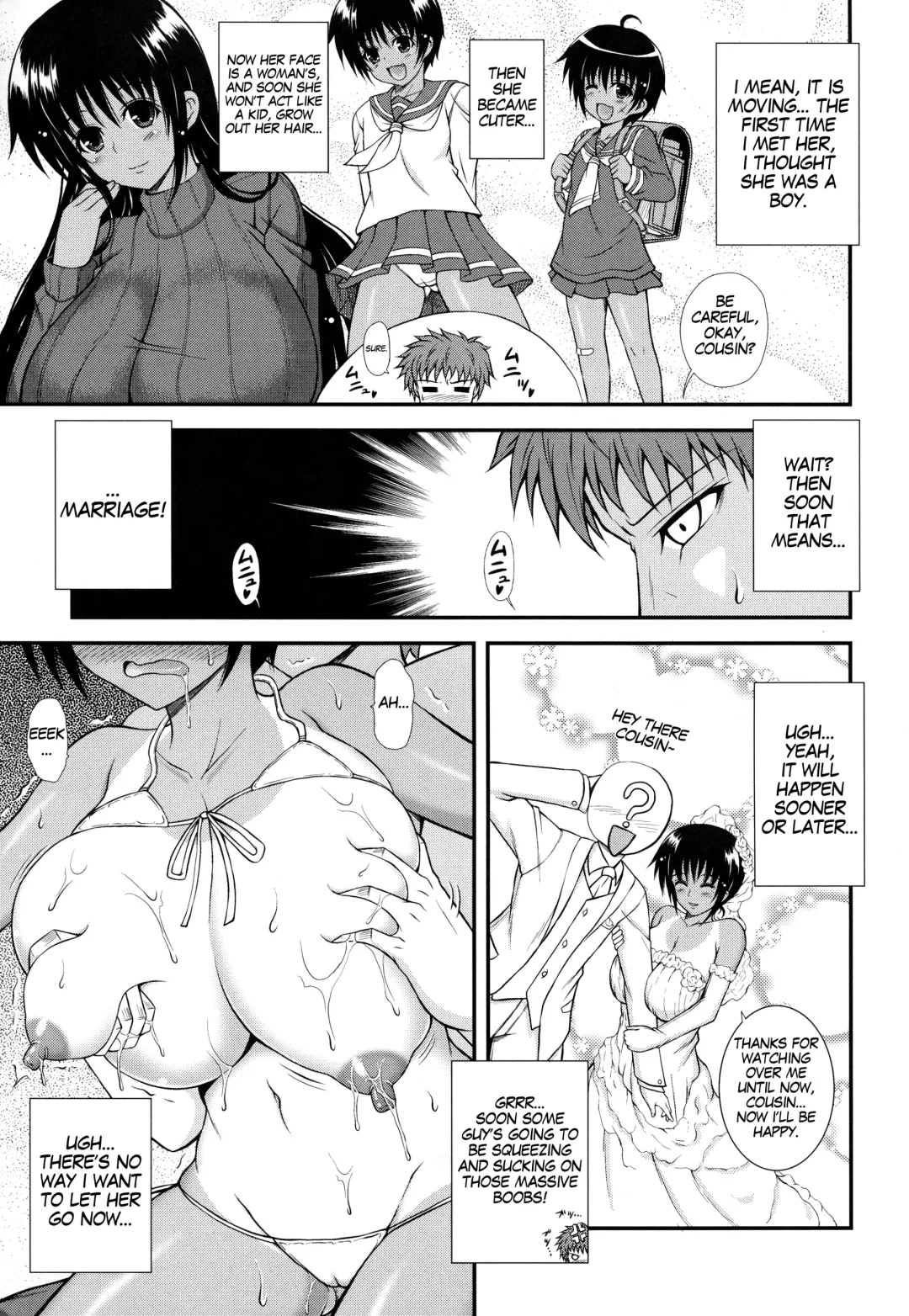 [Dowarukofu] Shinseki no Onnanoko ga Kyuuseichou Shite Bakunyuu ni Narimashita | A relative of yours develops suddenly and gets MASSIVE TITS Fhentai.net - Page 8