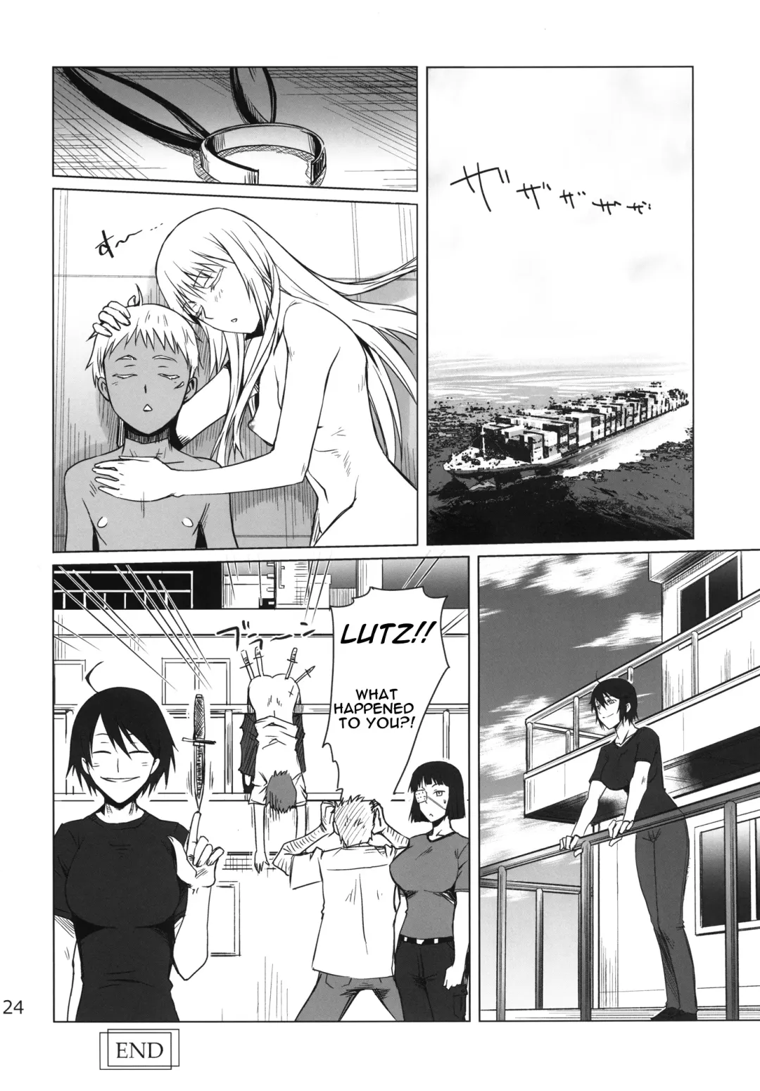 [Shironeko Sanbou] black&white Fhentai - Page 24