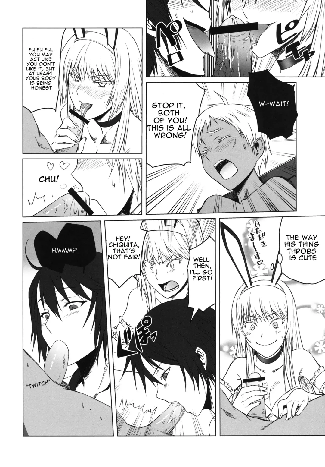 [Shironeko Sanbou] black&white Fhentai - Page 6