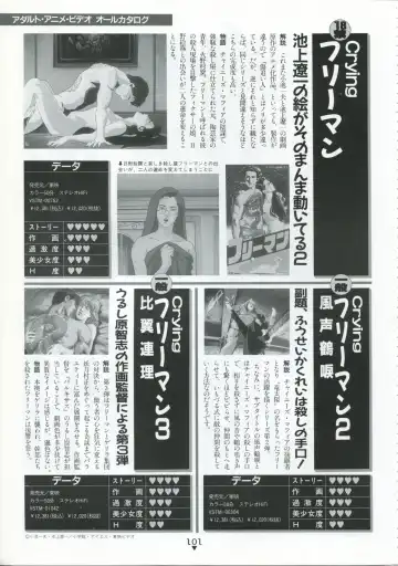 [Kazuneko - Nekojima Lei - Yamamoto Naoki] Bishoujo Anime Daizenshuu - Adult Animation Video Catalog 1991 Fhentai - Page 97
