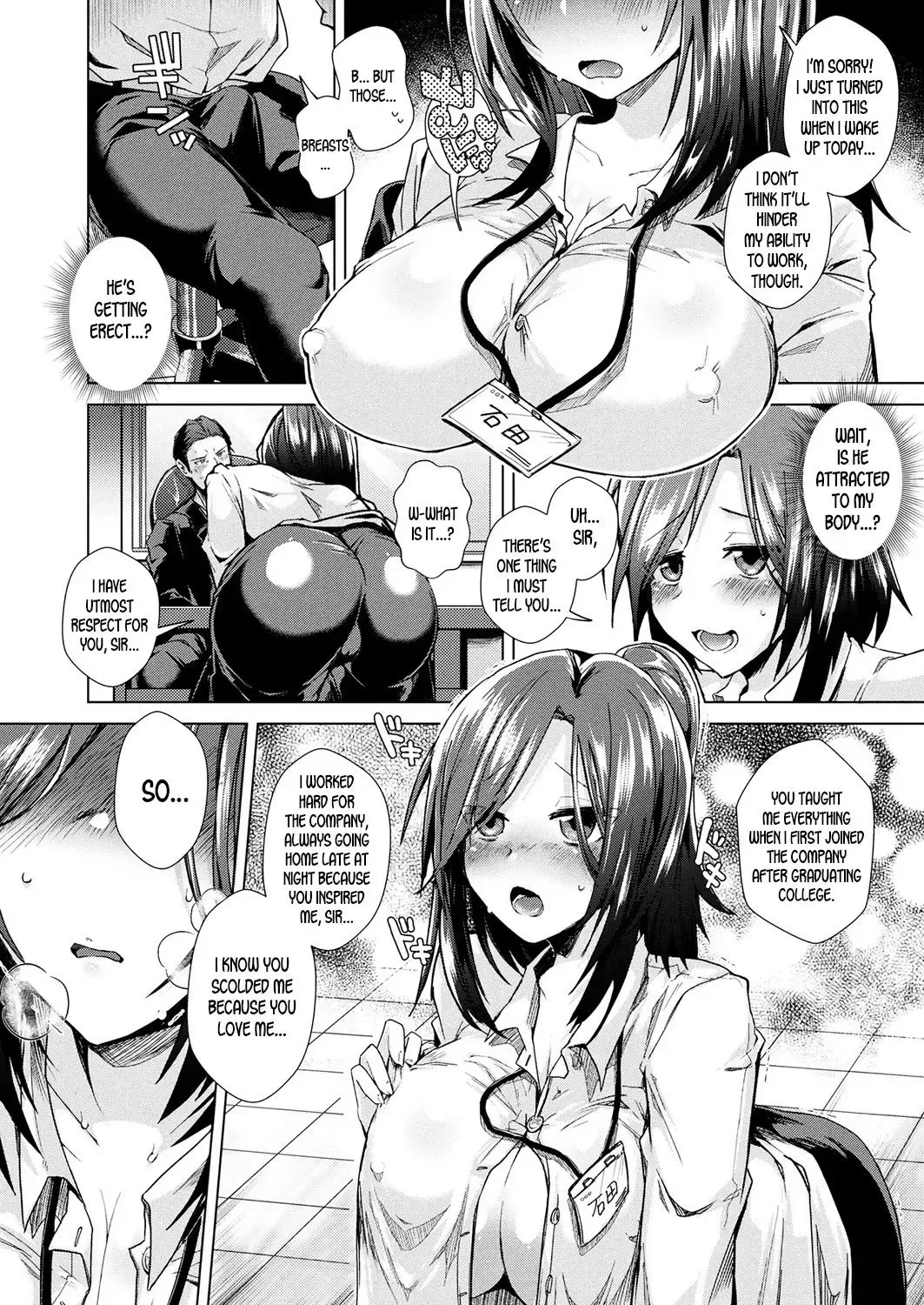 [Ebina Ebi] Nerae! Nyotaika Kotobukitaisya | Let's Aim For It! Turn into a Woman, Get Married and Resign from Work! Fhentai - Page 4