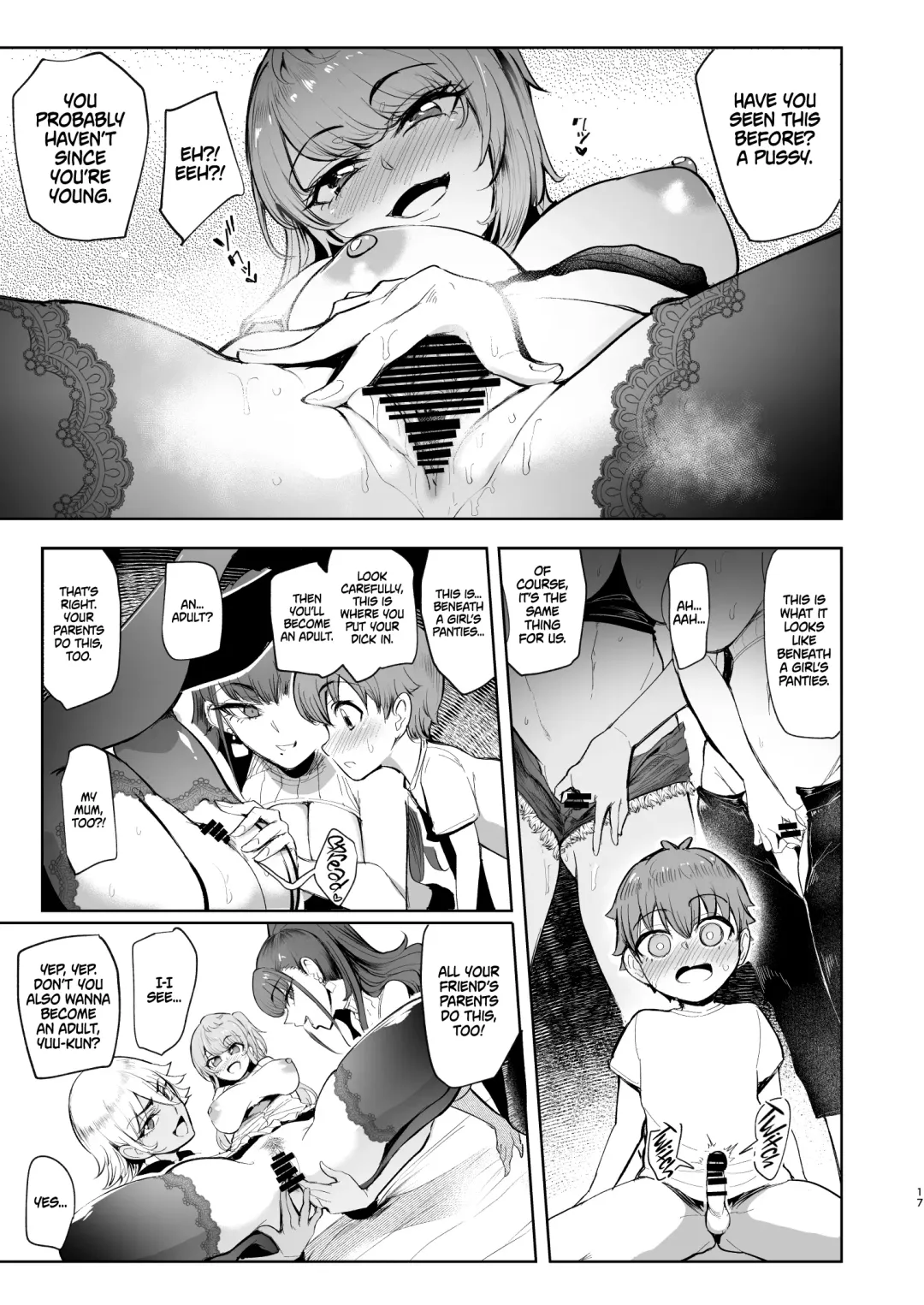 [Sian] Otomari Shita no wa H na Gal Onee-chan-tachi no Ouchi deshita | The Place I Stayed Over at Belonged to Perverted Gyaru Onee-chans Fhentai - Page 16