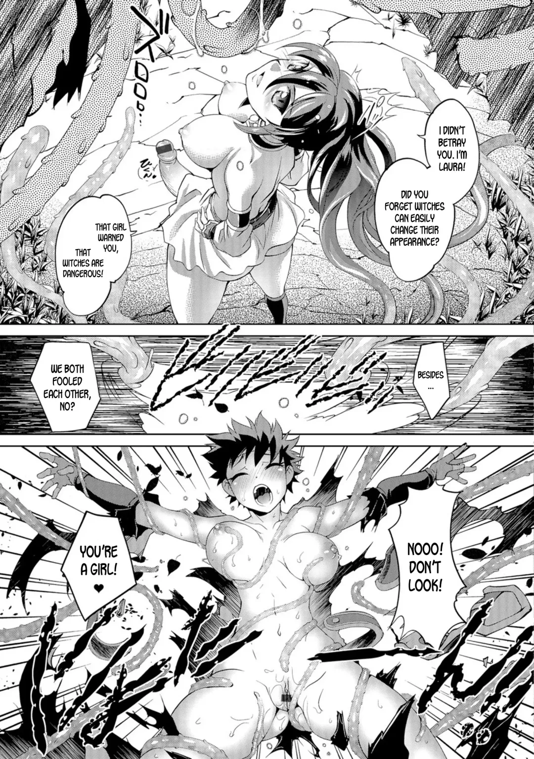 [Raymon] Nyotaika Yuusha to Futanari no Majo | Genderbent Hero and the Futanari Witch Fhentai.net - Page 13