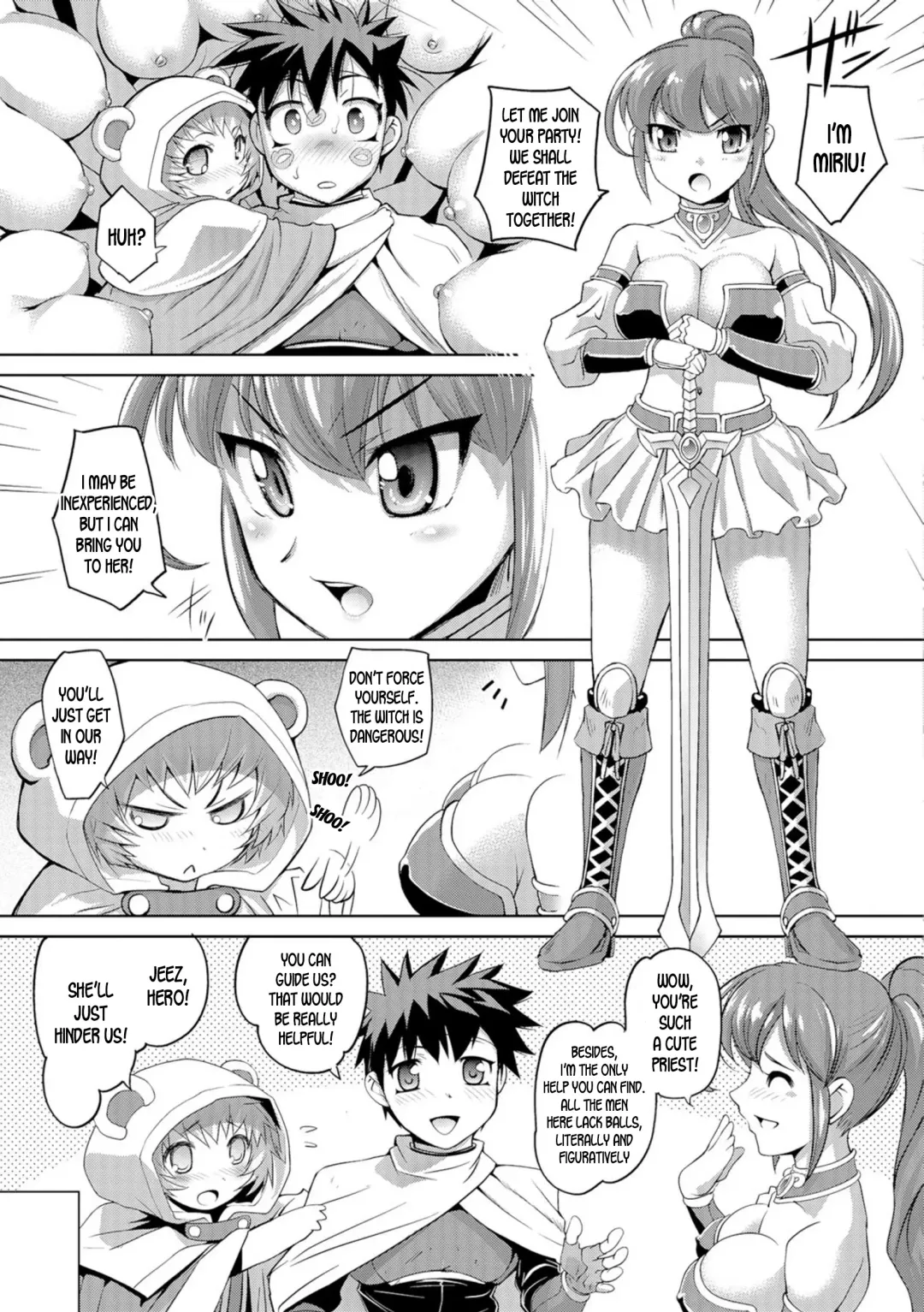 [Raymon] Nyotaika Yuusha to Futanari no Majo | Genderbent Hero and the Futanari Witch Fhentai.net - Page 9