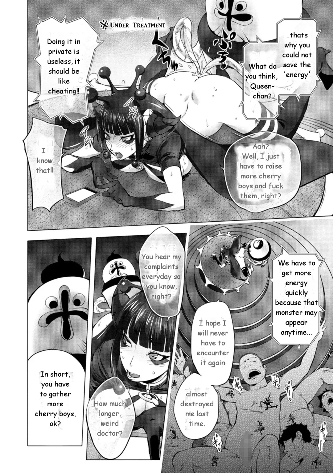 [Kon-kit] Aisai Senshi Mighty Wife 13th Ai no Service Zangyou - Zenpen | Beloved Housewife Warrior Mighty Wife 13th Love Service Overtime Work - Part 1 Fhentai - Page 4