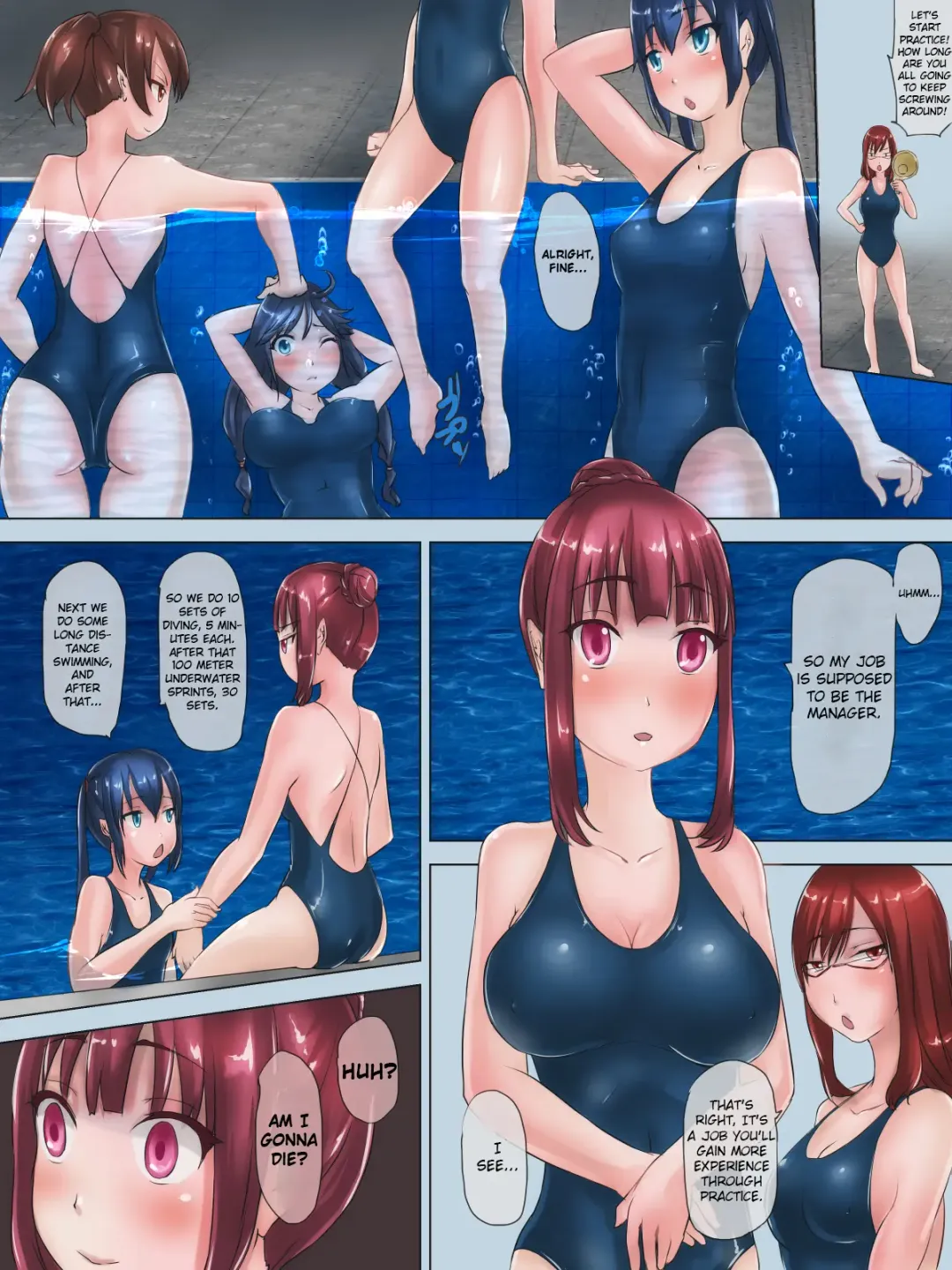 [H2o] Suieibu no Manager o Mizuzeme Kenshuu Suru Ohanashi Fhentai.net - Page 5