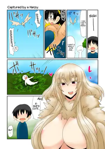 [Hroz] Harpy-san ni Tsukamatte. | Captured By A Harpy. - Fhentai.net