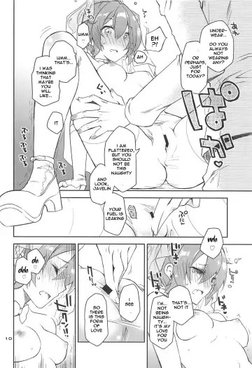 [Ponkotsu Works] Mukakin Shikikan wa Javelin ni Eien no Ai o Chikau Fhentai.net - Page 9